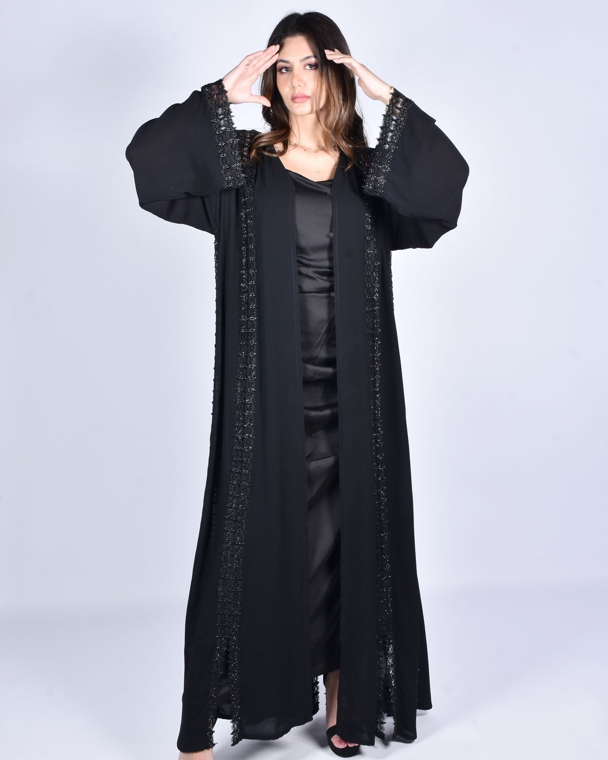 Elegant black abaya trading collection from ZD Commerce FZE